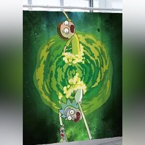 Rick & Morty shower curtain